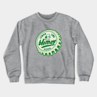 Vintage Blimey Lemon Lime Soda Bottlecap Crewneck Sweatshirt